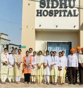 Hands-on Learning – Physiotherapy Students Visit Sidhu Hospital
