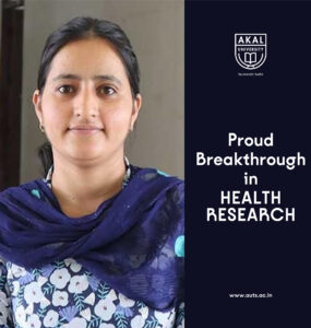 Making Us Proud – Dr. Komalpreet’s Big Win in Sustainable Research