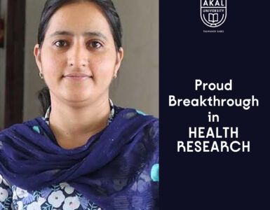 Making Us Proud – Dr. Komalpreet’s Big Win in Sustainable Research