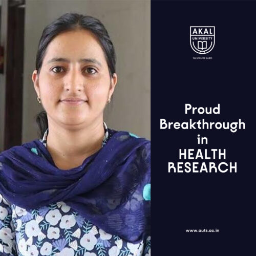 Making Us Proud – Dr. Komalpreet’s Big Win in Sustainable Research
