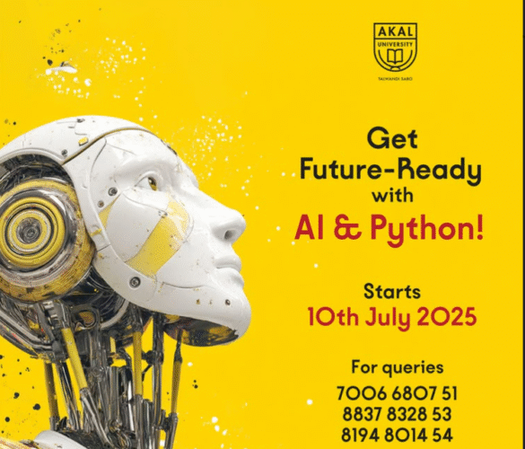 Boosting Innovation and Technology –  Akal University Launches AI and Python Programming Bootcamp