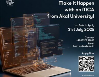 Admissions Open for MCA in Artificial Intelligence and Machine Learning