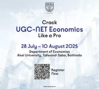 Crack UGC NET in Economics with Akal University’s Intensive 14-Day Bootcamp