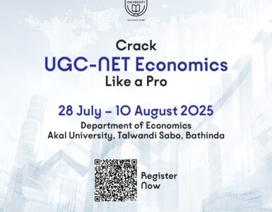 Crack UGC NET in Economics with Akal University’s Intensive 14-Day Bootcamp