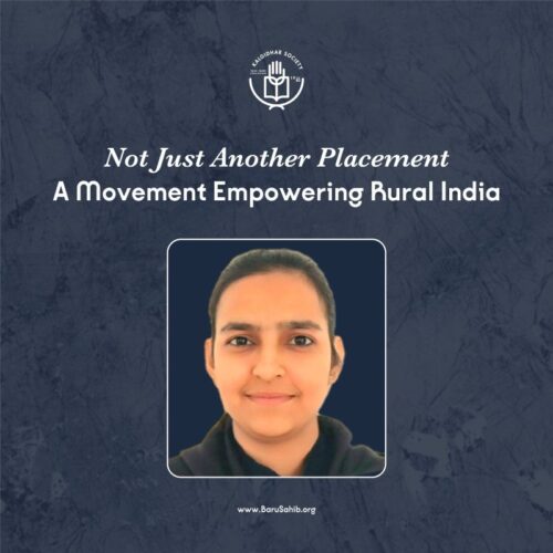 Prabhjot Virk’s Success Story – Not Just Another Placement but A Movement Empowering Rural India