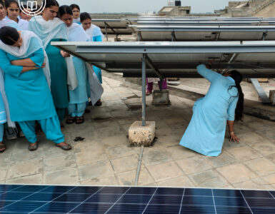 Installing Solar Panels at Akal University – Practical Hands-on Training and Learning Beyond Classrooms