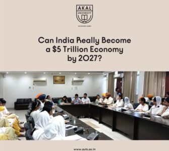 Debating India’s  Trillion Dream: Akal University Students Take the Mic