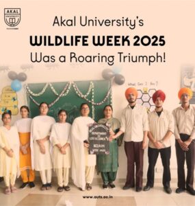 Wildlife Week 2025 – Akal University Inspires Students to Become Guardians of Nature