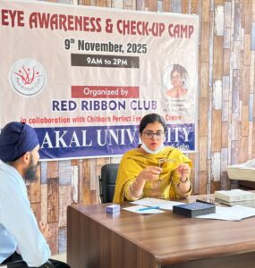 Bringing Clarity to Vision – Akal University Hosts Free Eye Awareness & Check-Up Camp