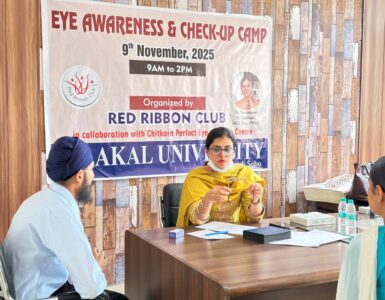 Bringing Clarity to Vision – Akal University Hosts Free Eye Awareness & Check-Up Camp