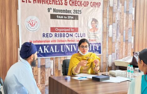 Bringing Clarity to Vision – Akal University Hosts Free Eye Awareness & Check-Up Camp
