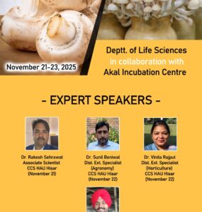 Grow, Learn, Thrive – Akal University Announces Three-Day Mushroom Cultivation Workshop Grow, Learn, Thrive – Akal University Announces Three-Day Mushroom Cultivation Workshop