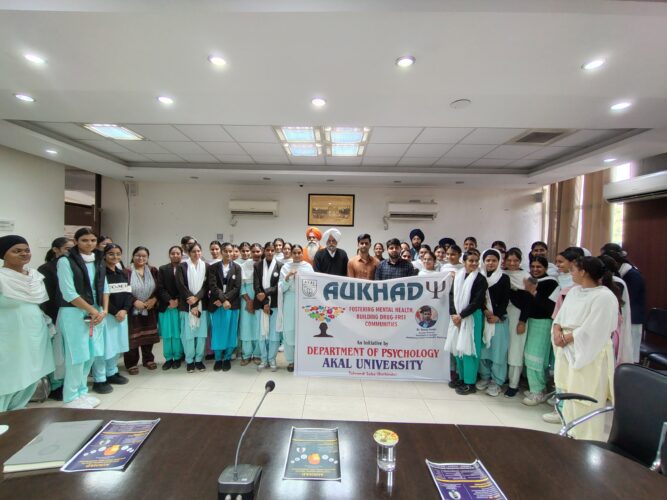 AUKHAD – Akal University Launches a Transformative Mental Health & Drug-Free Campus Initiative