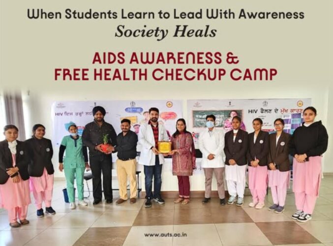 When Students Lead, Society Heals – Akal University’s AIDS Awareness & Free Health Checkup Camp