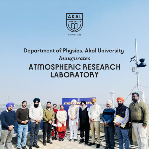 Empowering Young Scientists – Akal University inaugurates new Atmospheric Research Lab