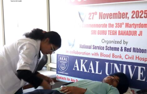 A Blood Donation Camp – as a Tribute to Honour Guru Tegh Bahadur Sahib Ji’s 350-Year Legacy