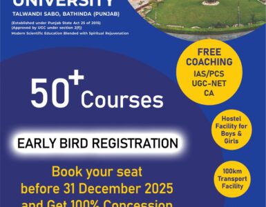 Begin Your Degree with a 100% Tuition Fee Concession – Akal University Opens Early Bird Registration