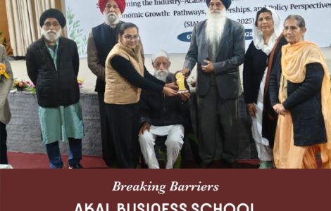 Academic Excellence Meets the Global Stage – Harleen Kaur of Akal Business School secures Top Rank at SIAI-ISEG 2025