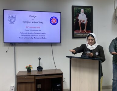 Empowering Young Voters – Akal University Celebrates National Voters Day 2026 Empowering Young Voters – Akal University Celebrates National Voters Day 2026