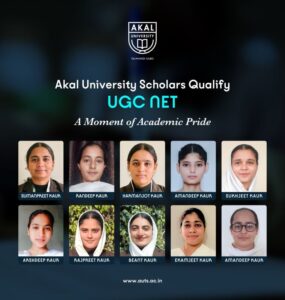 UGC NET Success at Akal University – Scholars Set New Benchmark in Academic Excellence