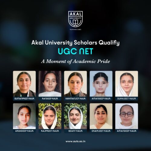UGC NET Success at Akal University – Scholars Set New Benchmark in Academic Excellence