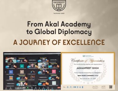 From Classroom to Global Stage – Jashanpreet Singh Sarao’s Inspiring Journey to International Diplomacy