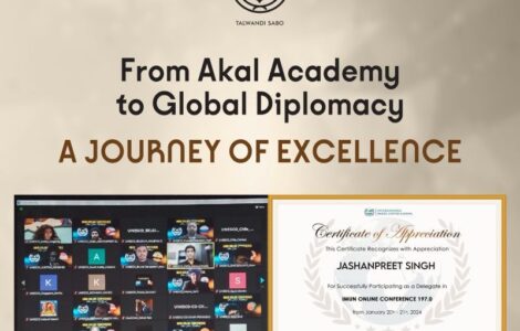 From Classroom to Global Stage – Jashanpreet Singh Sarao’s Inspiring Journey to International Diplomacy