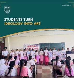 Rashtriya Sadbhavna Diwas at Akal University – When Students Turn Ideology Into Art