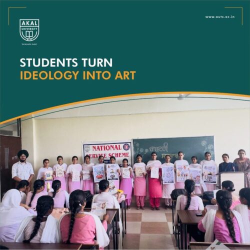 Rashtriya Sadbhavna Diwas at Akal University – When Students Turn Ideology Into Art