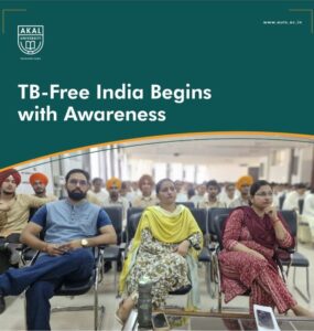 TB-Free India Awareness at Akal University – Why Fighting TB Also Means Fighting Stigma
